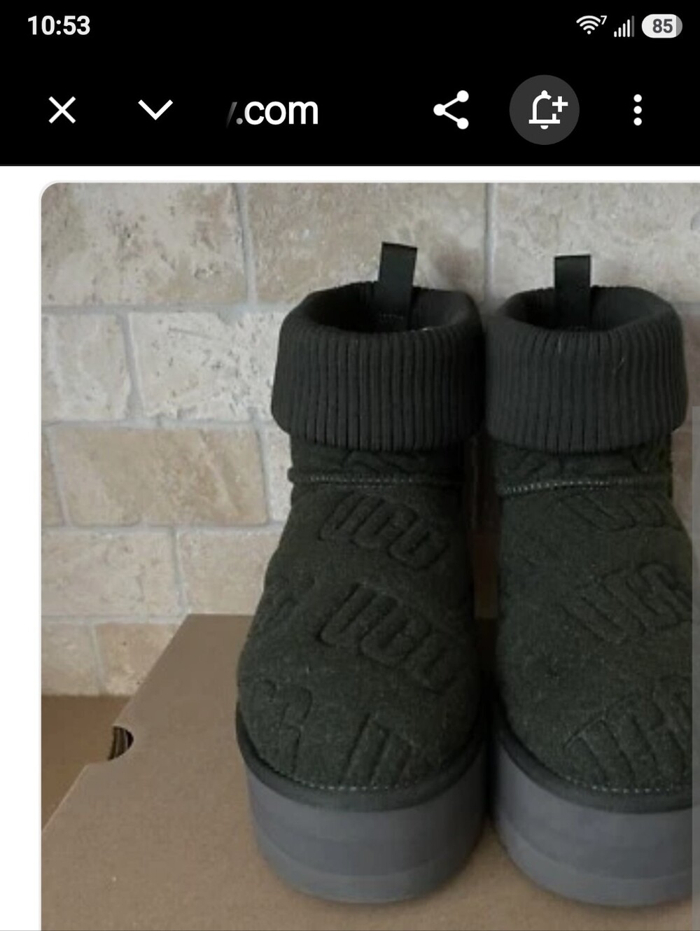 Ugg Forest Night Classic Mini Platform Sz 9 - Picture 3 of 4